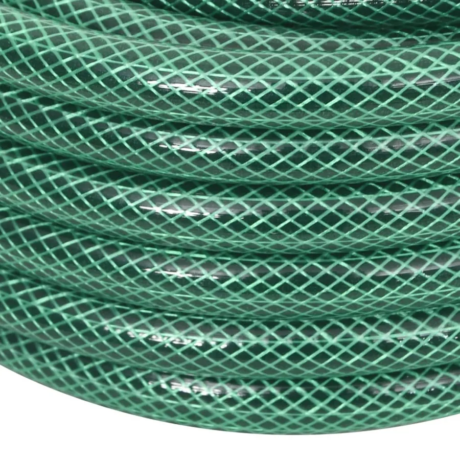 Tuyau d'arrosage avec jeu de raccords vert 0,5" 30 m PVC - 4