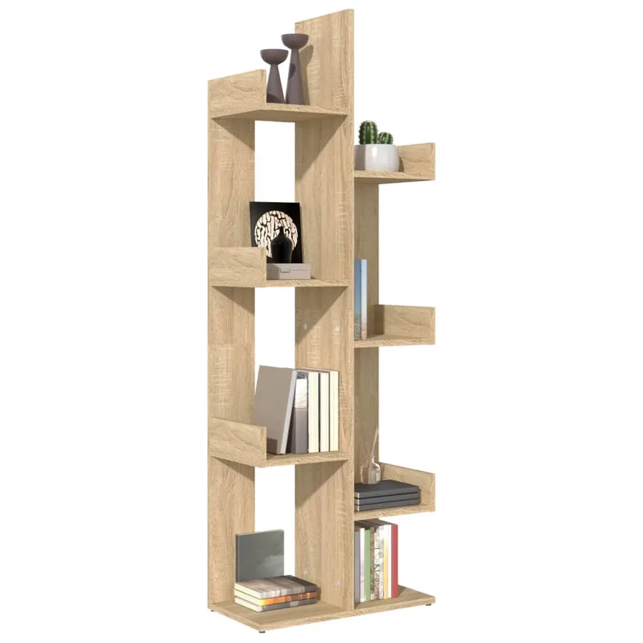 Bibliothèque Chêne sonoma 48x25,5x140 cm Bois d’ingénierie - 5