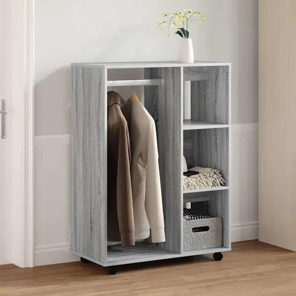 Garde-robe Sonoma gris 80x40x110 cm Bois d'ingénierie