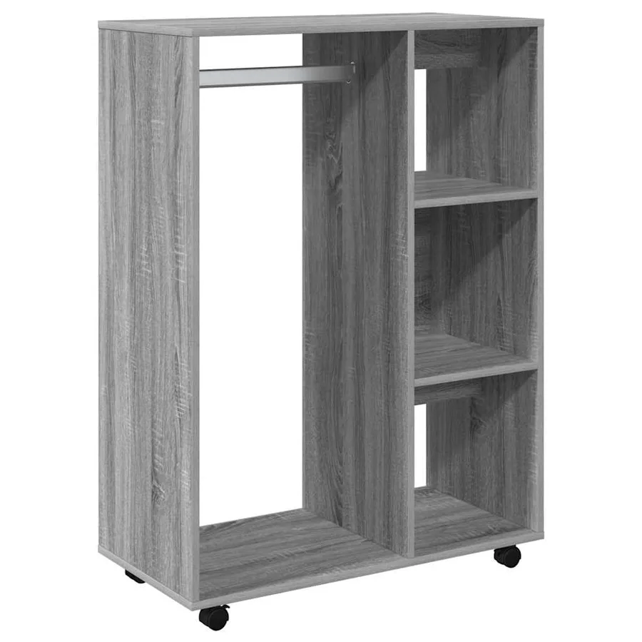 Garde-robe Sonoma gris 80x40x110 cm Bois d'ingénierie - 2