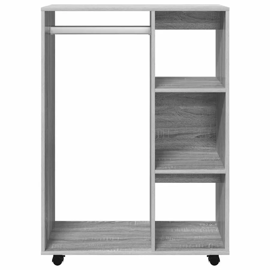 Garde-robe Sonoma gris 80x40x110 cm Bois d'ingénierie - 3