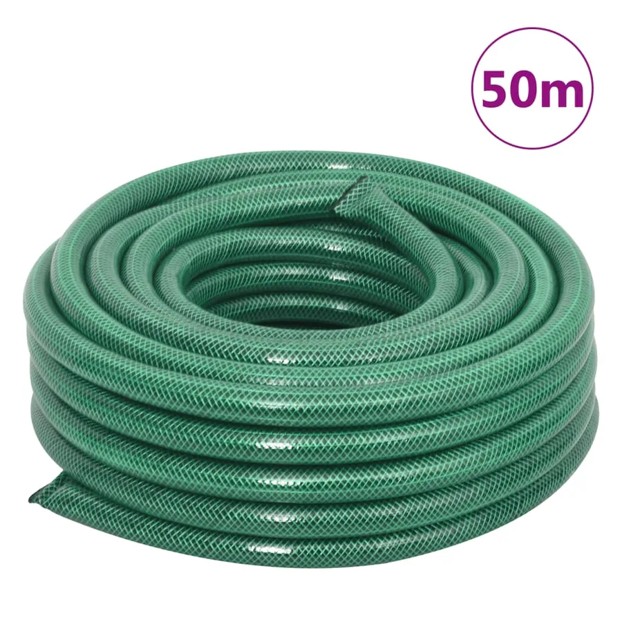 Tuyau d'arrosage vert 0,75" 50 m PVC - 5