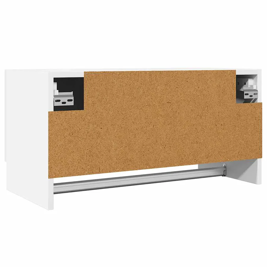Garde-robe blanc 70x32,5x35 cm bois d'ingénierie - 5