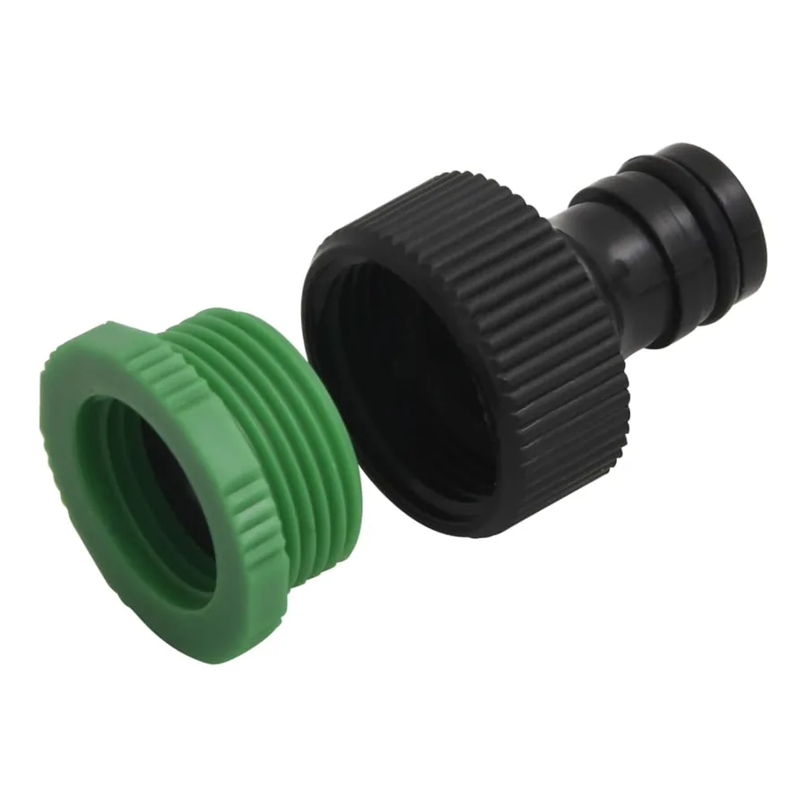 Tuyau d'arrosage avec jeu de raccords vert 0,5" 20 m PVC - 8