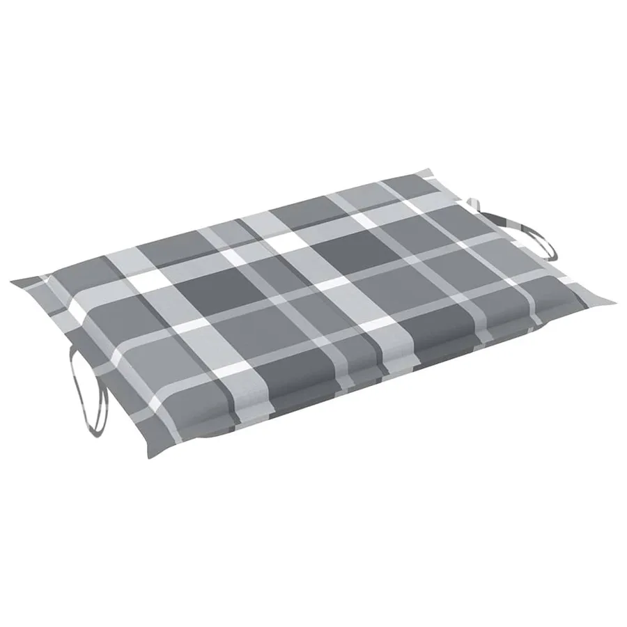 Chaises longues lot de 2 avec table et coussins Acacia solide - 13