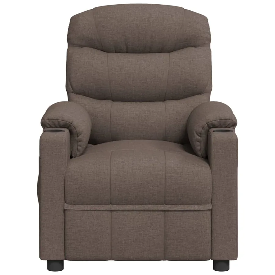 Fauteuil inclinable Taupe Tissu - 3