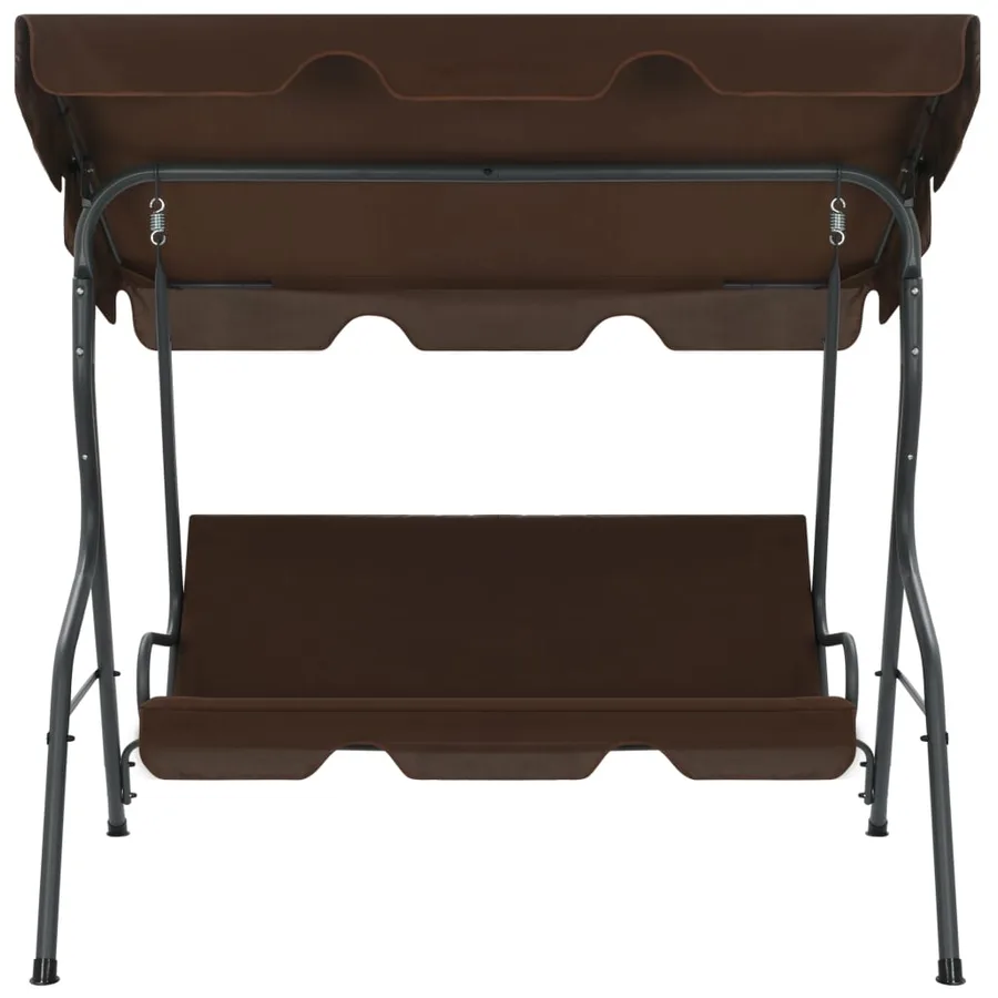 Balancelle de jardin Café 170 x 110 x 153 cm - 3