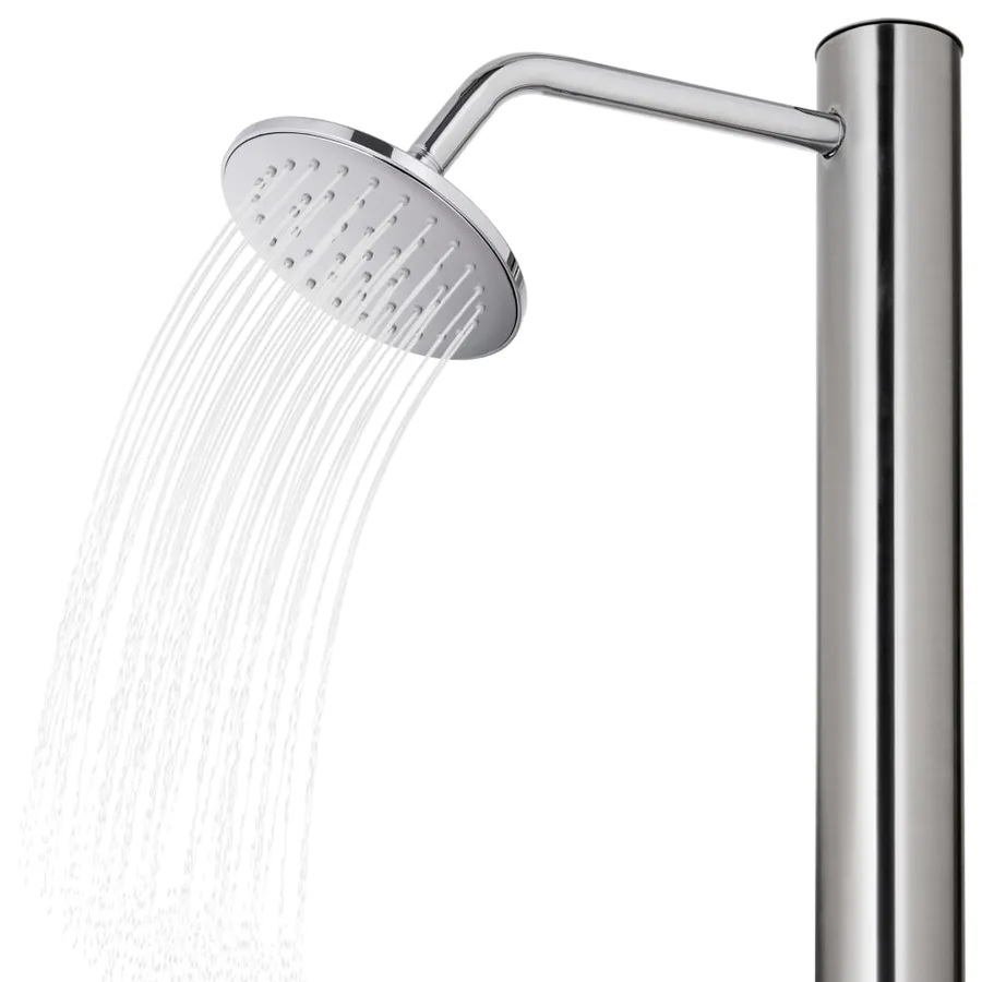 Douche de jardin 215 cm Acier inoxydable - 7