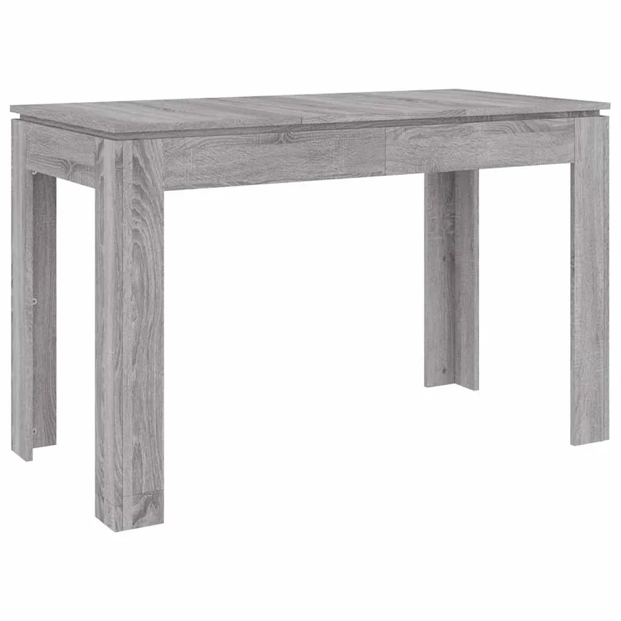 Table à dîner sonoma gris 120x60x76 cm bois d'ingénierie - 2