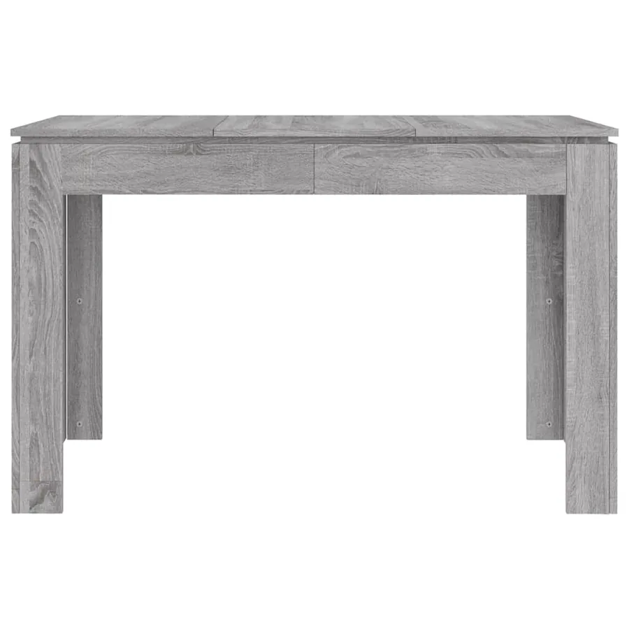 Table à dîner sonoma gris 120x60x76 cm bois d'ingénierie - 4