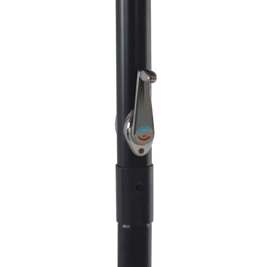 Parasol de jardin avec base portable rouge - 5