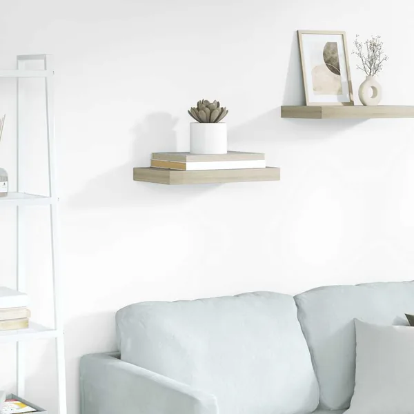 Étagère murale flottante chêne 40x23,5x3,8 cm MDF