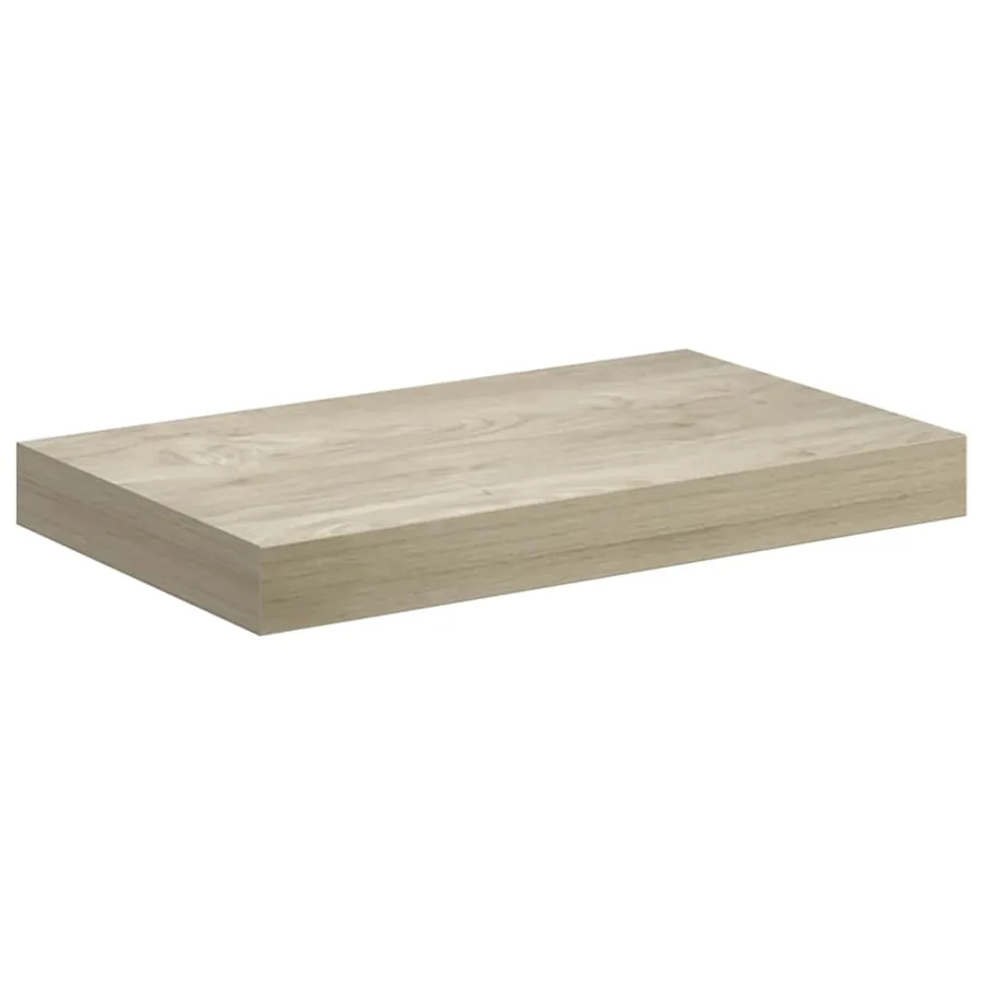 Étagère murale flottante chêne 40x23,5x3,8 cm MDF - 2