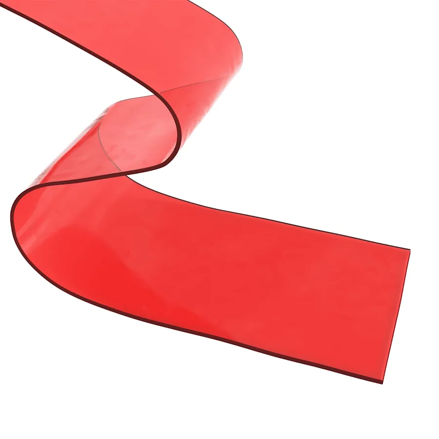 Rideau de porte rouge 200 mmx1,6 mm 25 m PVC - 6