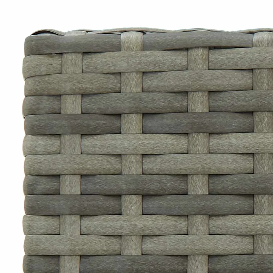 Ensemble de bar de jardin 5 pcs Gris - 10