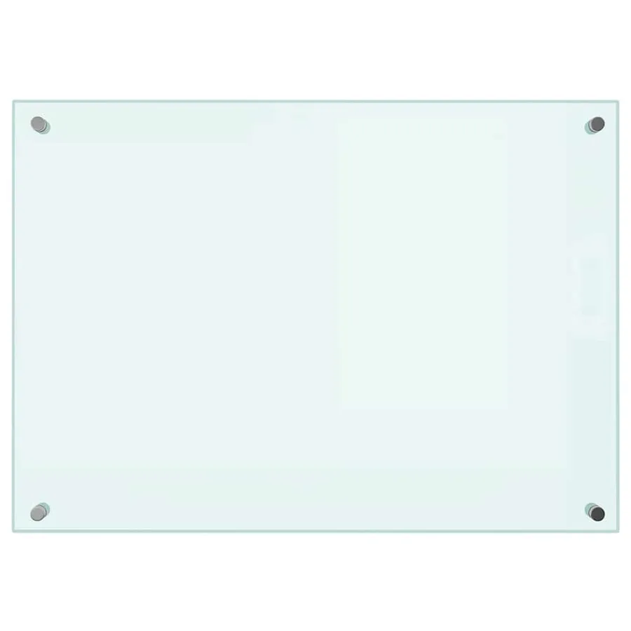 Dosseret de cuisine couleur Lait 70x50 cm Verre trempé - 2