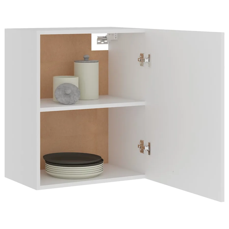 Armoire suspendue "Lyon" Blanc 50 x 31 x 60 cm Bois d'ingénierie - 4