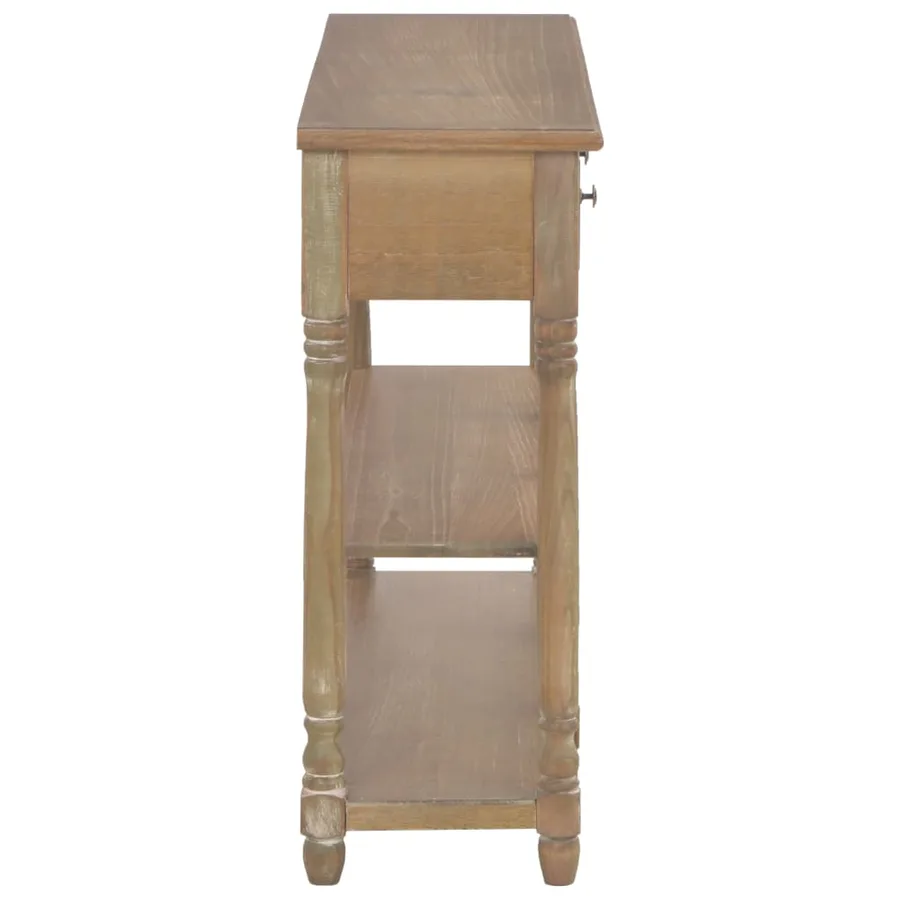 Table console 110x30x76 cm bois d'ingénierie - 3
