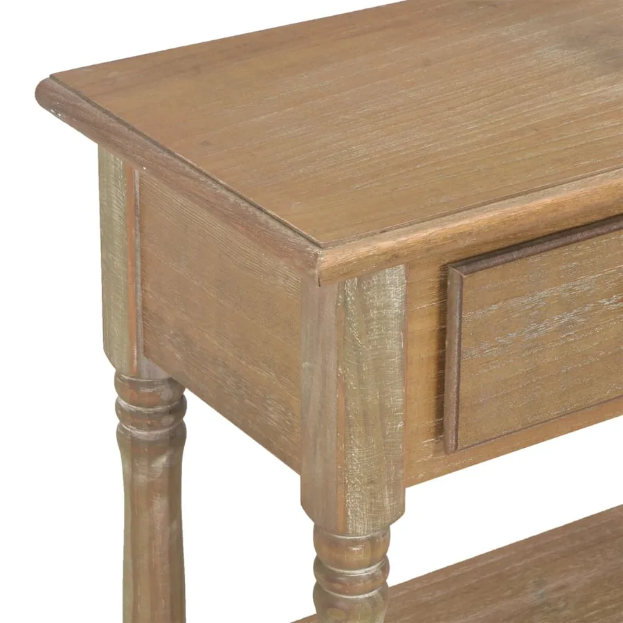 Table console 110x30x76 cm bois d'ingénierie - 7