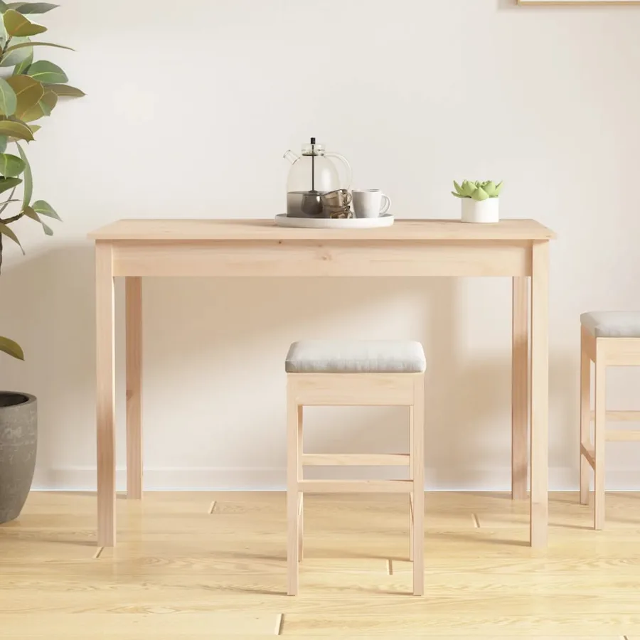 Table à manger 110x55x75 cm Bois massif de pin - 5