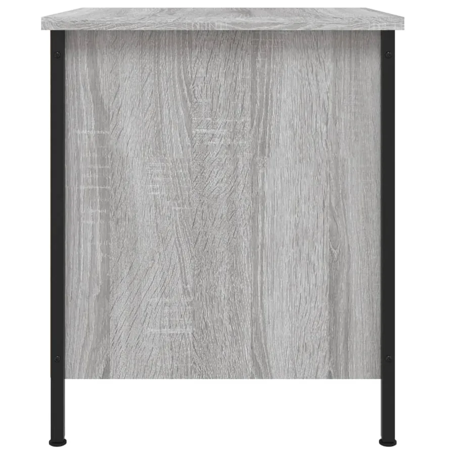 Tables de chevet 2 pcs sonoma gris 40x42x50cm bois d'ingénierie - 8