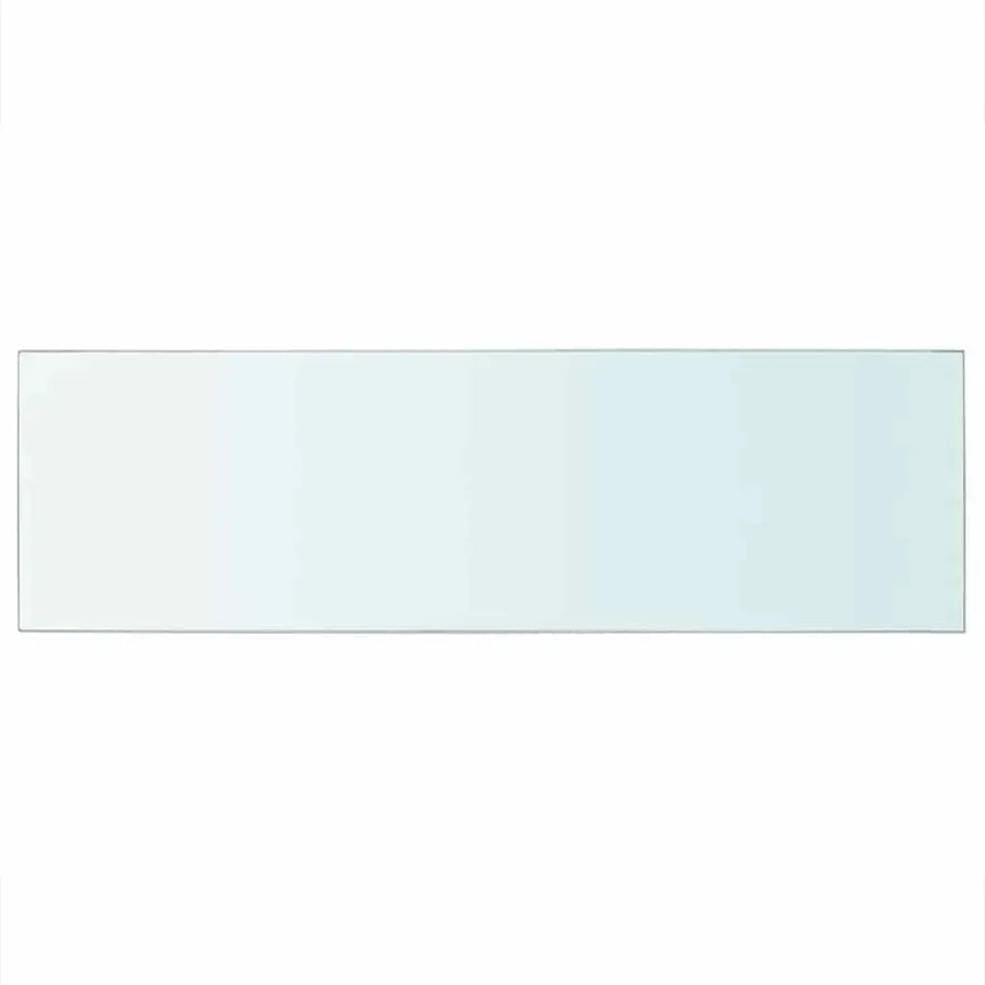 Panneaux d'étagère 2 pcs Verre Transparent 80 x 25 cm - 3