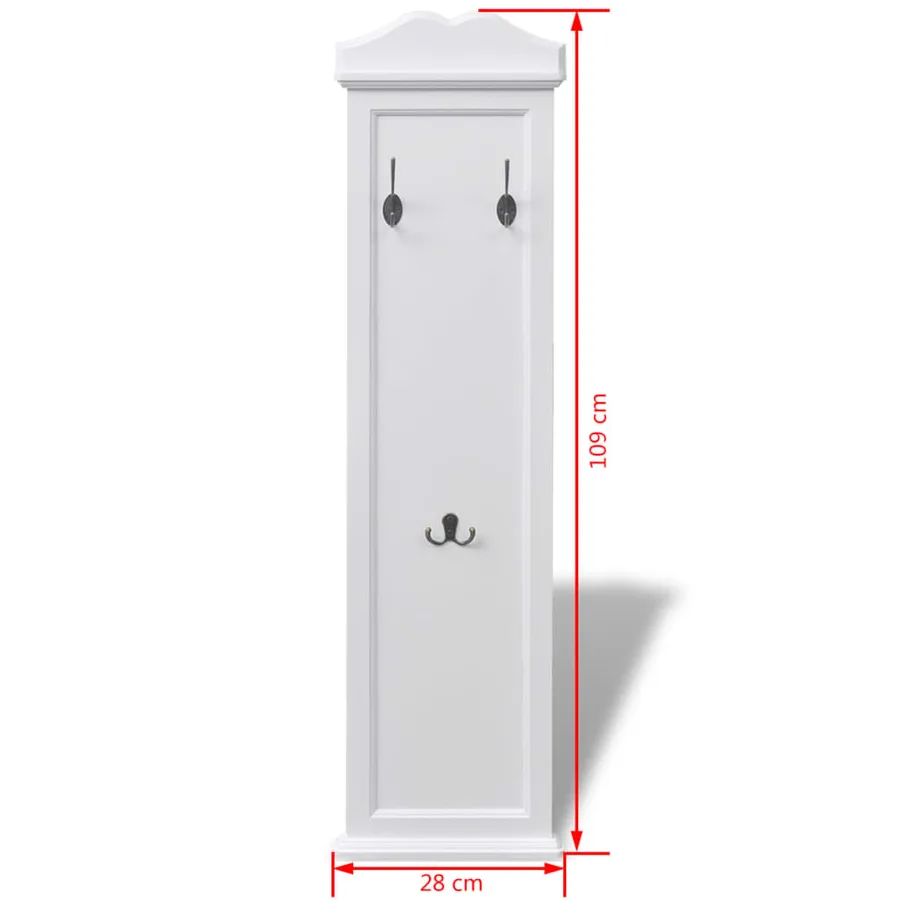 Portemanteaux 2 pcs Blanc - 7
