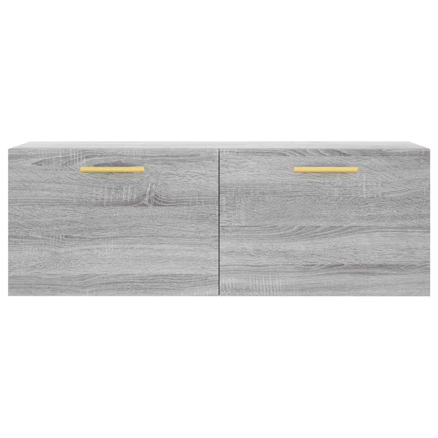 Armoire murale sonoma gris 100x36,5x35 cm bois d'ingénierie - 5
