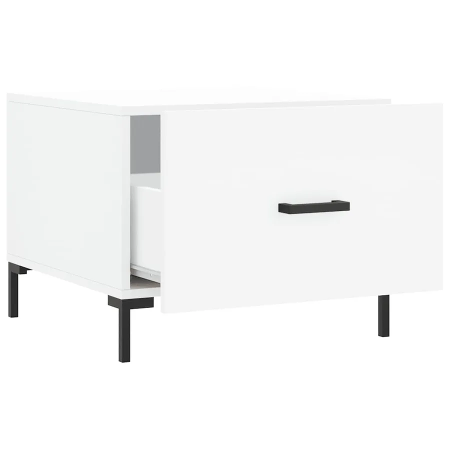 Tables basses 2 pcs blanc 50x50x40 cm bois d'ingénierie - 7