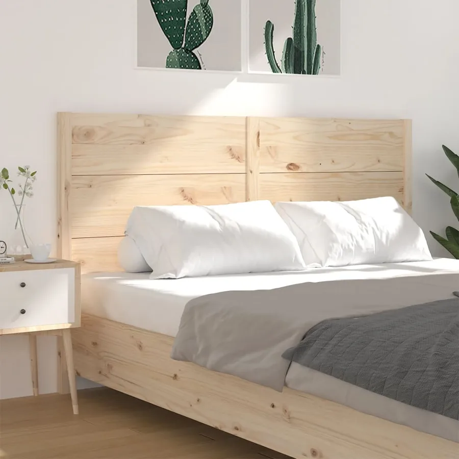 Tête de lit 206x4x100 cm Bois massif de pin - 4