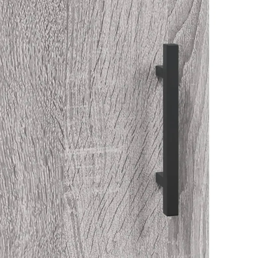 Buffet haut sonoma gris 69,5x31x115 cm bois d'ingénierie - 9