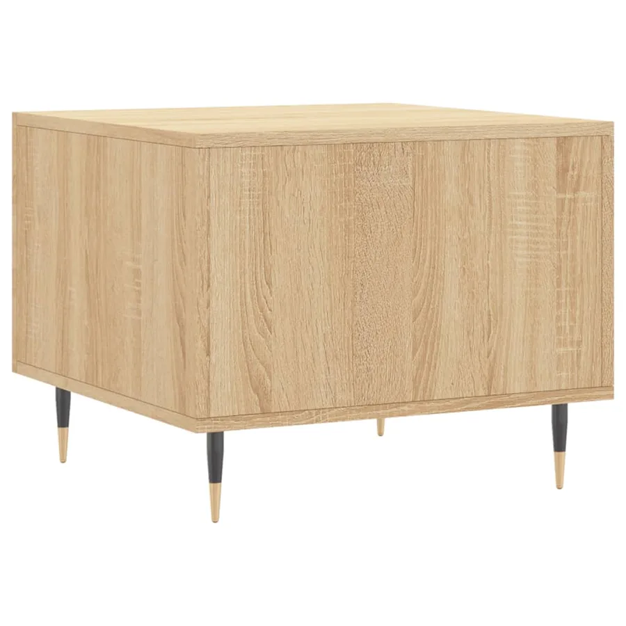 Tables basses 2 pcs chêne sonoma 50x50x40 cm bois d'ingénierie - 9