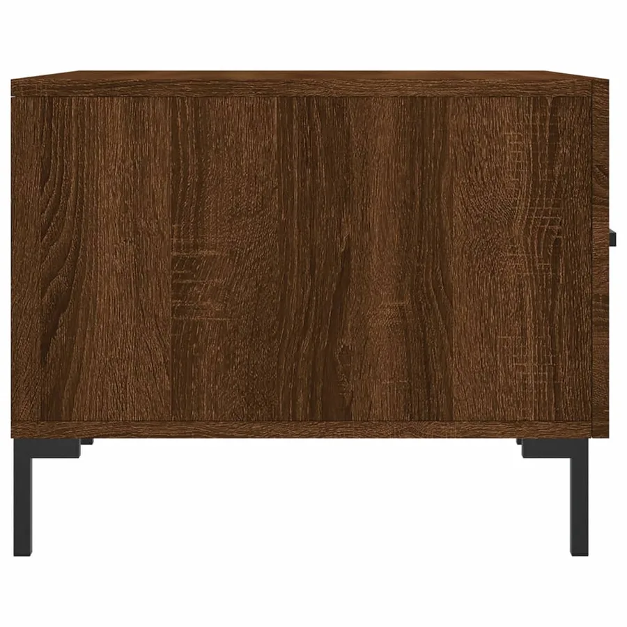 Tables basses 2 pcs chêne marron 50x50x40 cm bois d'ingénierie - 8