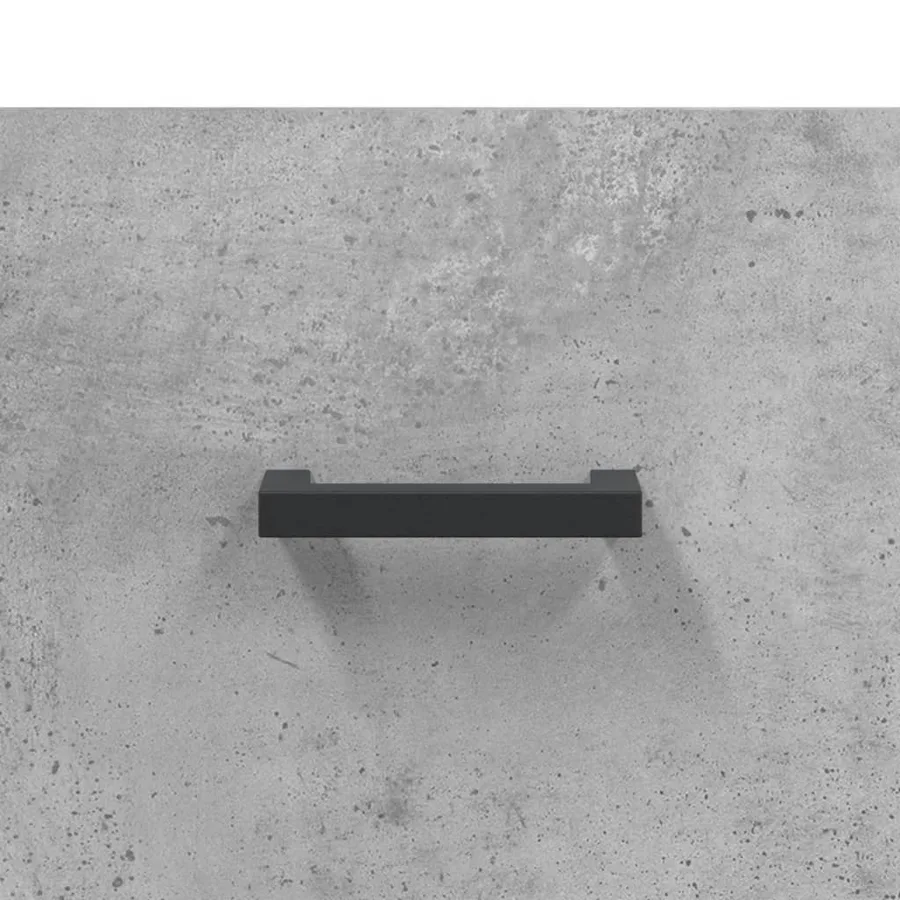 Tables basses 2 pcs gris béton 50x50x40 cm bois d'ingénierie - 10