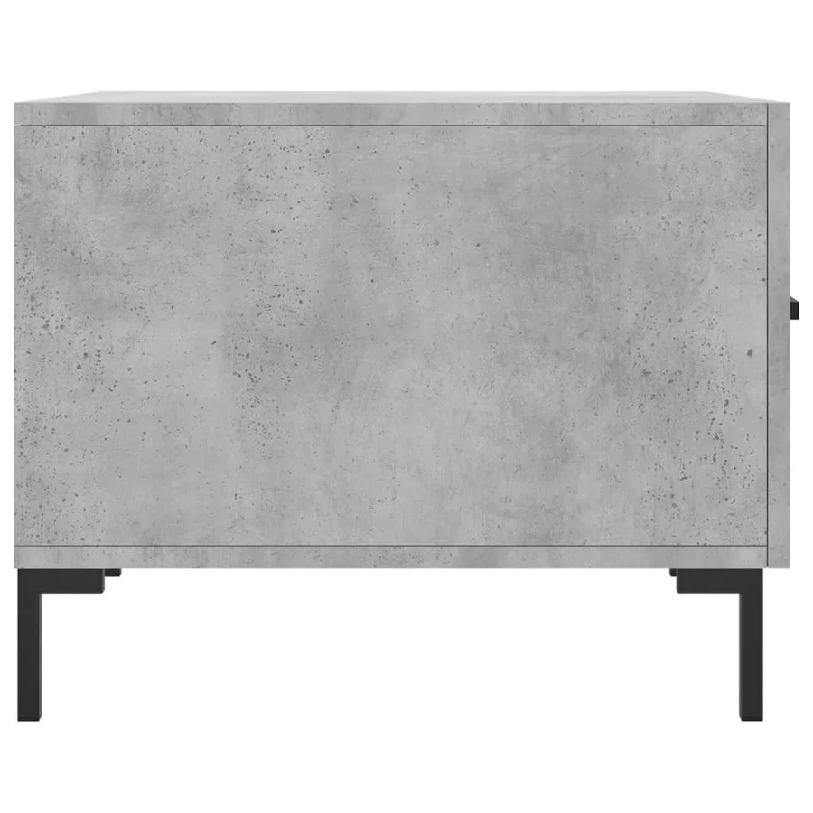 Tables basses 2 pcs gris béton 50x50x40 cm bois d'ingénierie - 8