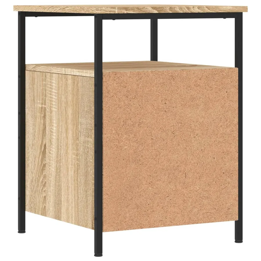 Tables de chevet 2pcs chêne sonoma 44x45x60cm bois d'ingénierie - 6