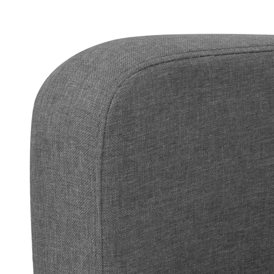 Canapé à 3 places 180 x 65 x 76 cm Gris foncé - 3