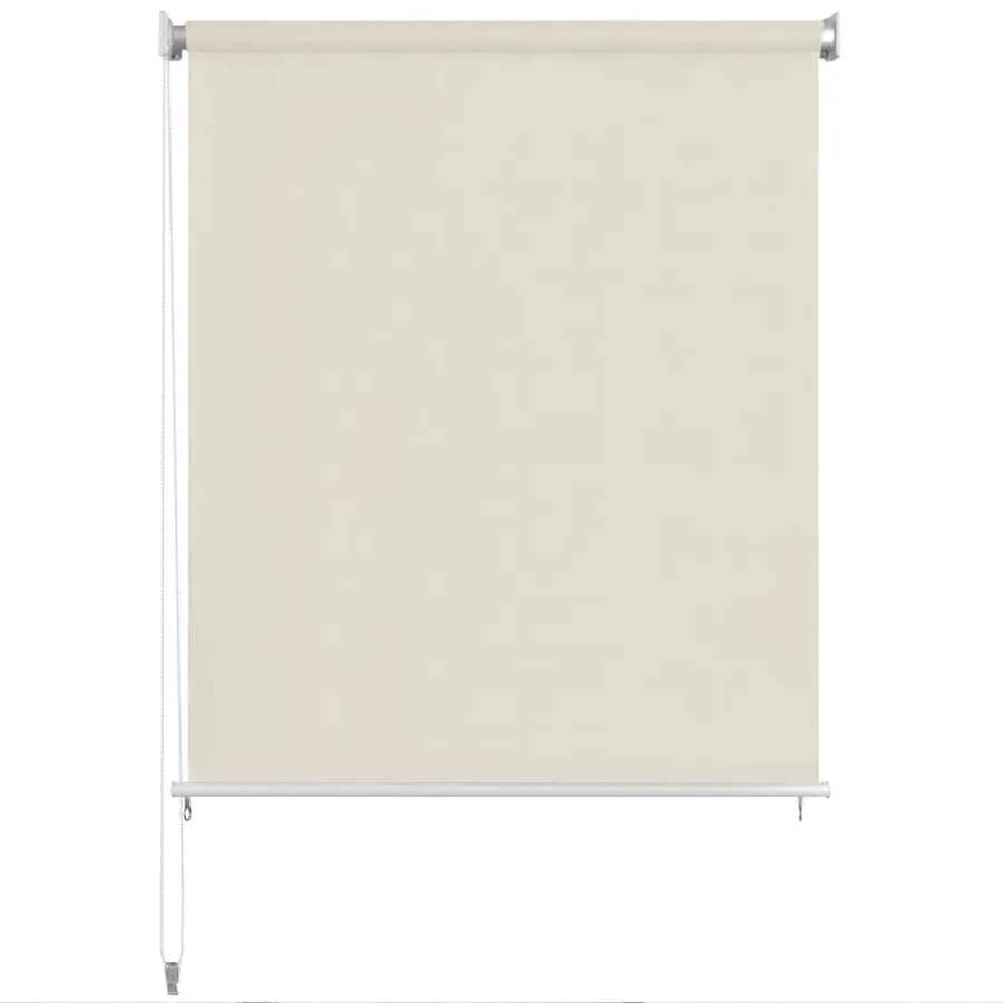 Store roulant d'extérieur 125 (l) x 230 (H) cm crème - 2
