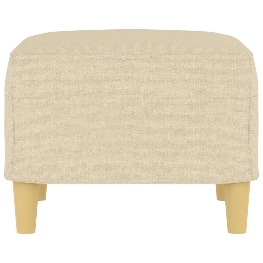 Repose-pied Crème 60x50x41 cm Tissu - 4