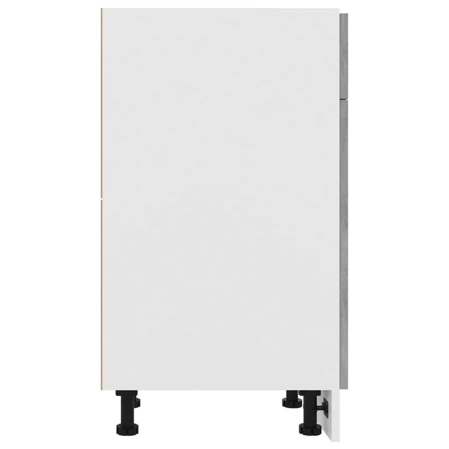 Armoire à tiroirs "Lyon" Gris béton 30 x 46 x 81,5 cm Bois d'ingénierie - 8