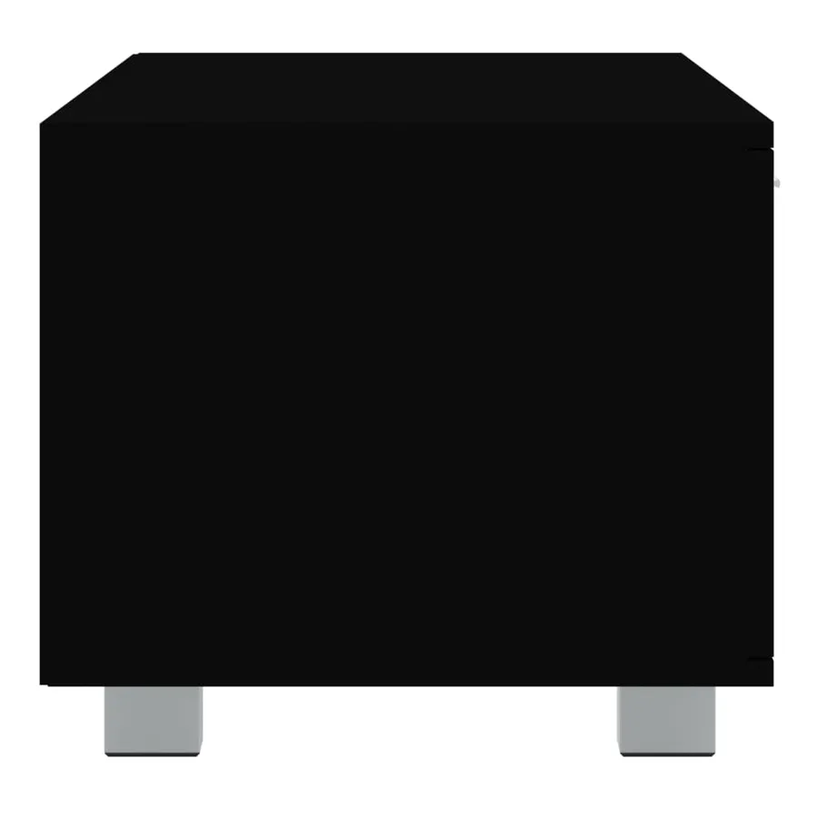 Meuble TV Noir 140x40,5x35 cm Bois d'ingénierie - 6