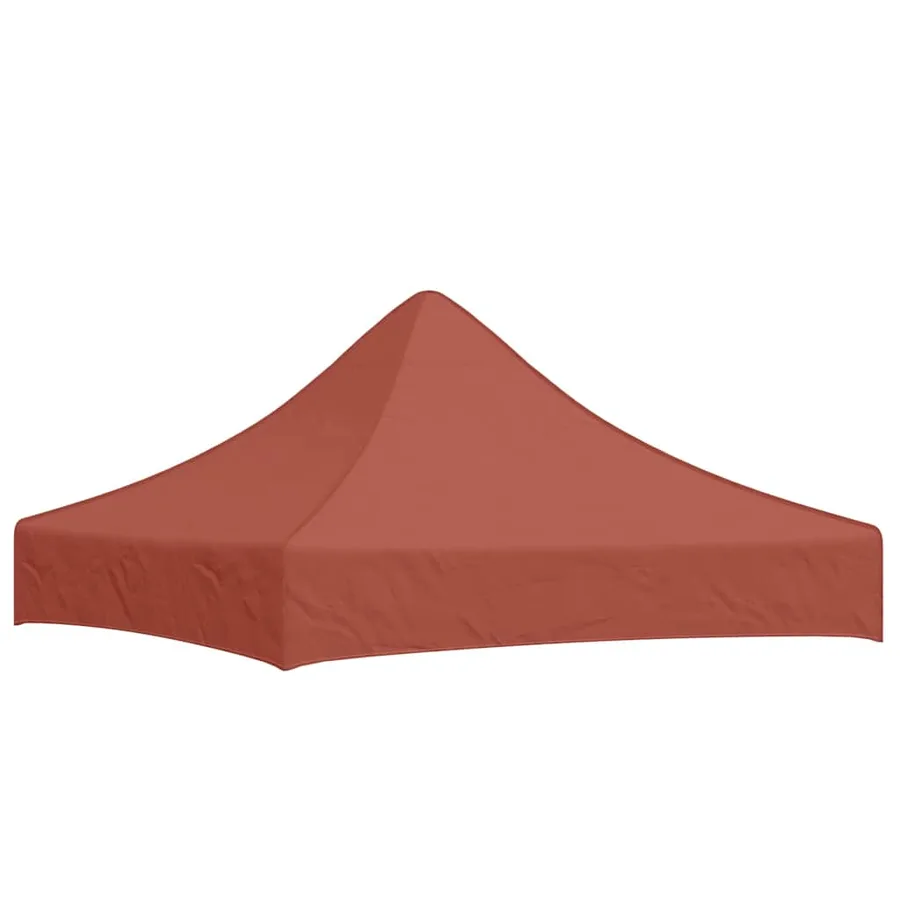 Toit de tente de réception 2x2 m Terre cuite 270 g/m² - 2