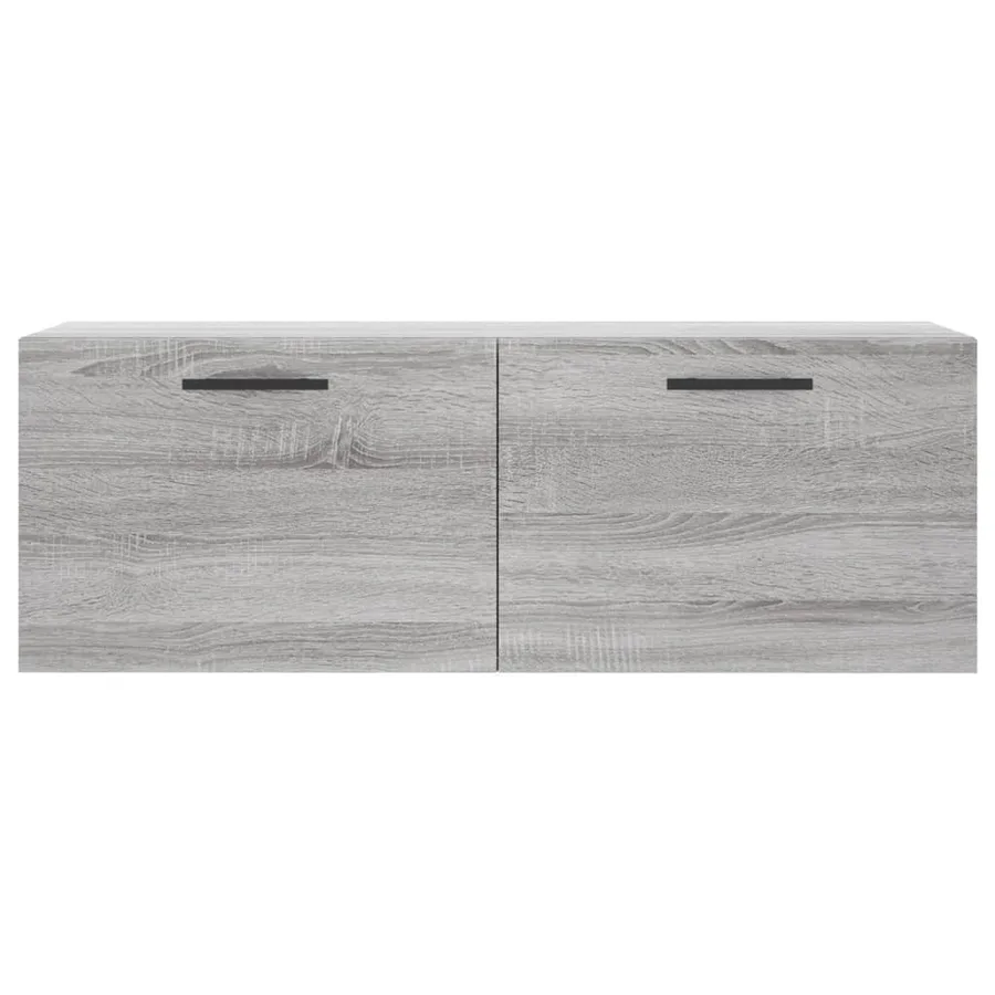 Armoire murale sonoma gris 100x36,5x35 cm bois d'ingénierie - 5