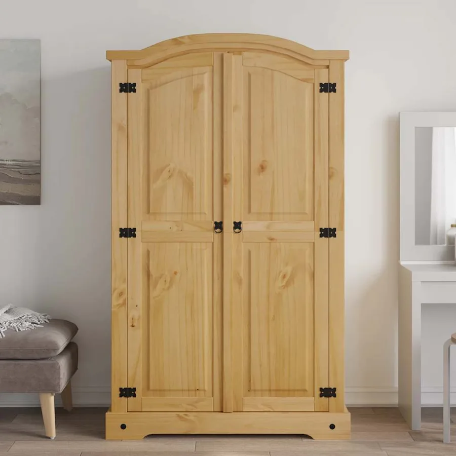 Garde-robe avec 2 portes Gamme Corona pin mexicain - 3