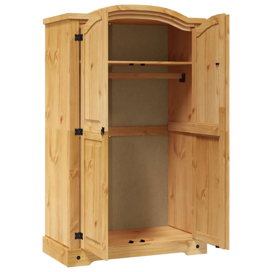 Garde-robe avec 2 portes Gamme Corona pin mexicain - 5