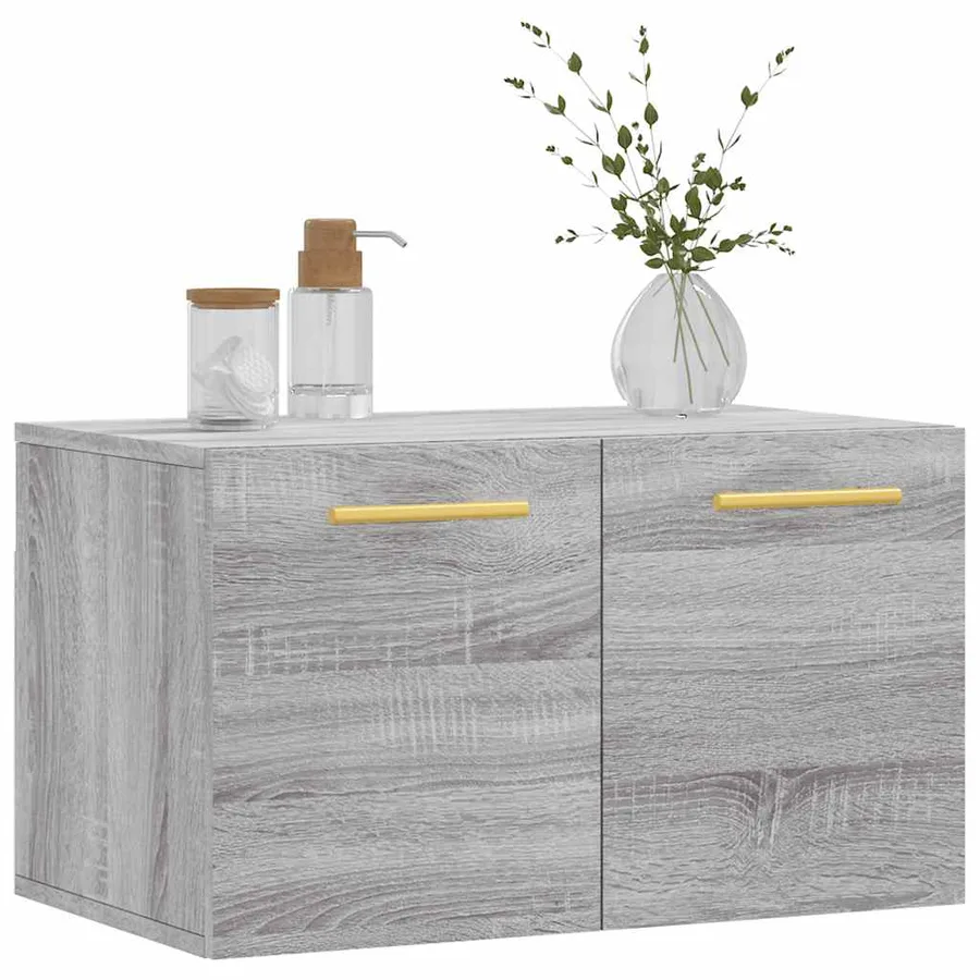Armoire murale Sonoma gris 60x36,5x35 cm Bois d'ingénierie - 3