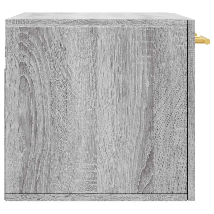 Armoire murale Sonoma gris 60x36,5x35 cm Bois d'ingénierie - 7