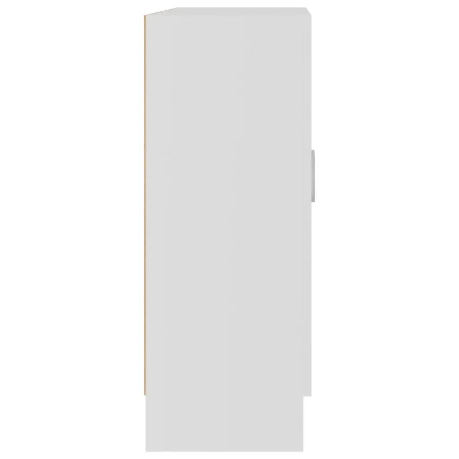 Bibliothèque Blanc 82,5x30,5x80 cm Bois d'ingénierie - 6