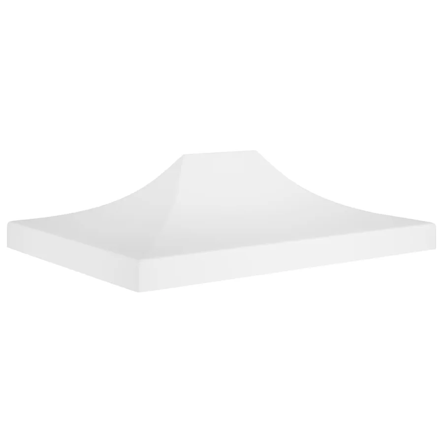Toit de tente de réception 4,5x3 m Blanc 270 g/m²