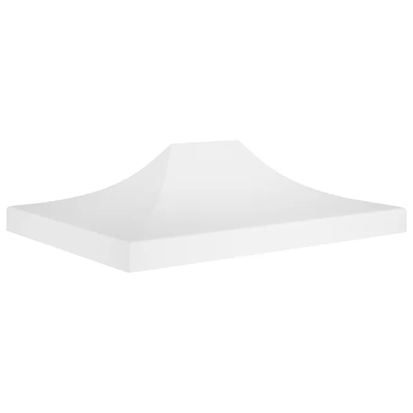 Toit de tente de réception 4,5x3 m Blanc 270 g/m²